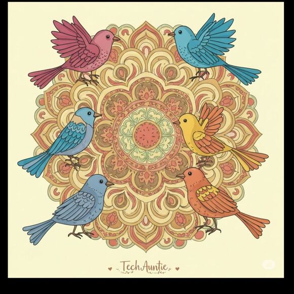 Printout Bird Mandalas Coloring #1 (31 Pages) - Picture 1 of 6